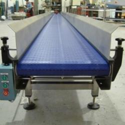 plastic belt conveyor with sides